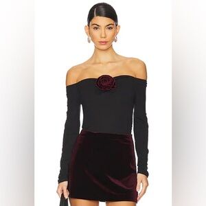 Rosetta Top in Black Onyx